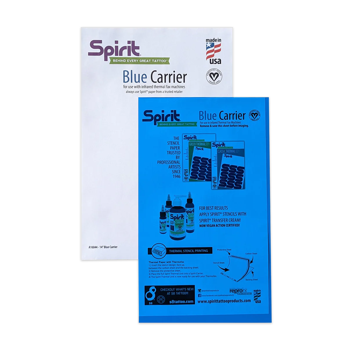 Copie de Spirit Extra long BLUE carrier