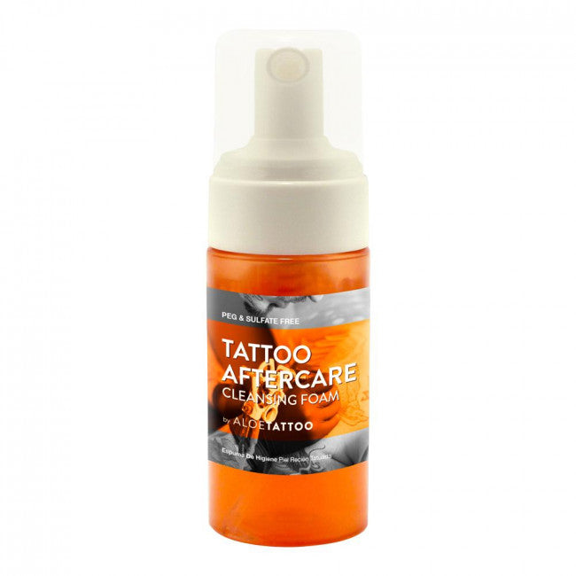 Aftercare Mousse/ Cleansing Foam 125ml-AloeTattoo