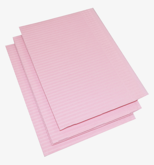 Dental Bibs Pink 125 pcs