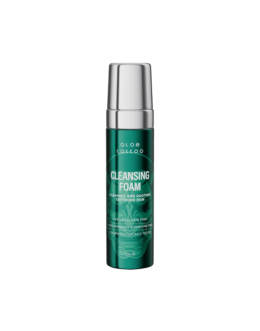 Aloe Tattoo Cleansing Foam bottle 220ml
