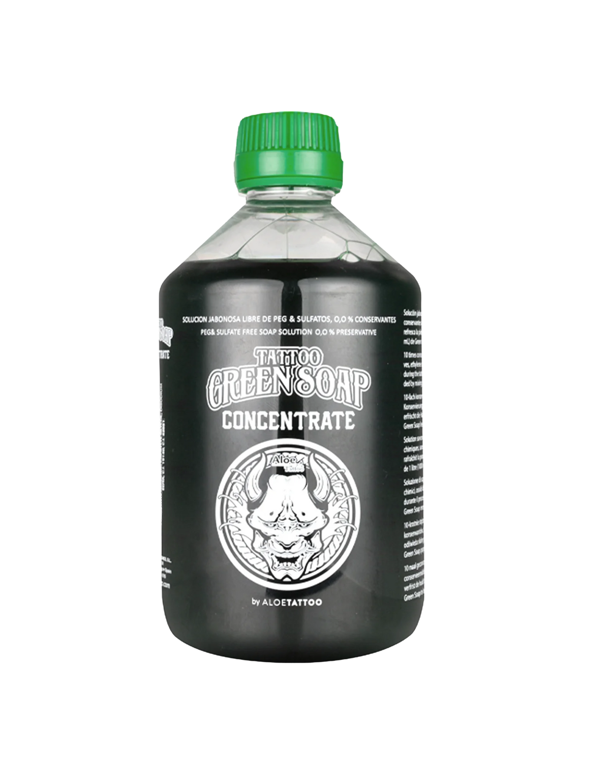 Aloe tattoo Green Soap Concentrate bottle 500ml