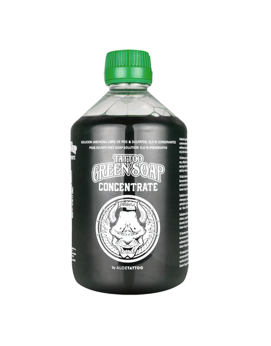 Aloe tattoo Green Soap Concentrate bottle 500ml