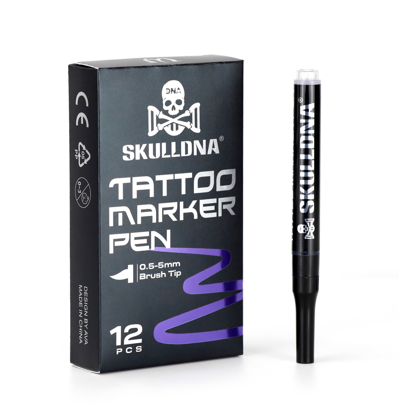 SKULLDNA tattoo marker pen AWA