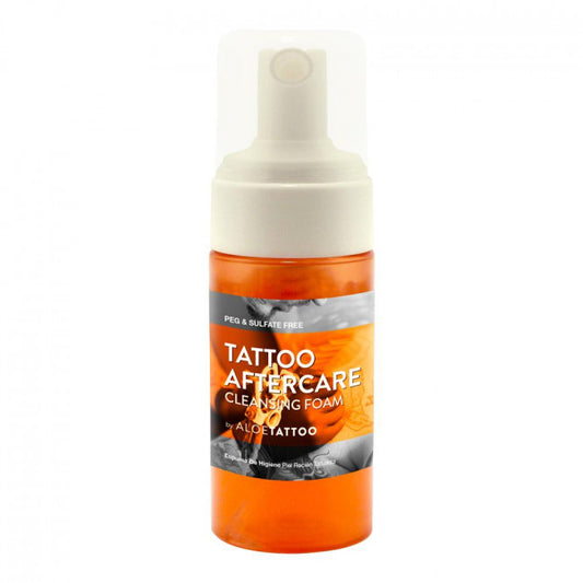 Aftercare Mousse/ Cleansing Foam 125ml-AloeTattoo